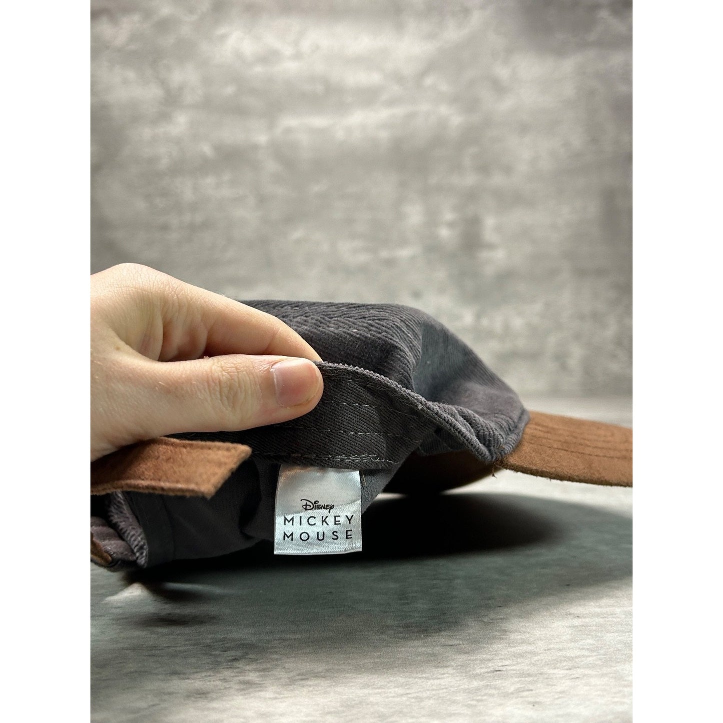 Vintage Disney Mickey Mouse Embroidered Cartoon Character Strapback Hat OSFA