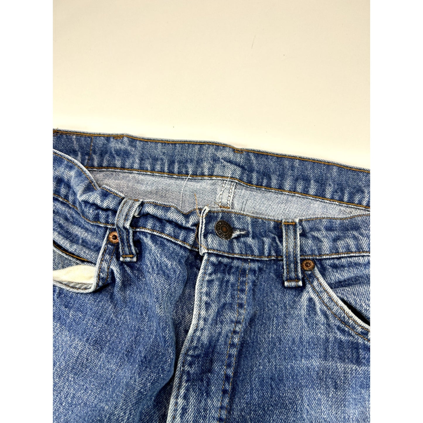Vintage 80s/90s Levis Orange Tab Dark Wash Denim Pants Size 34
