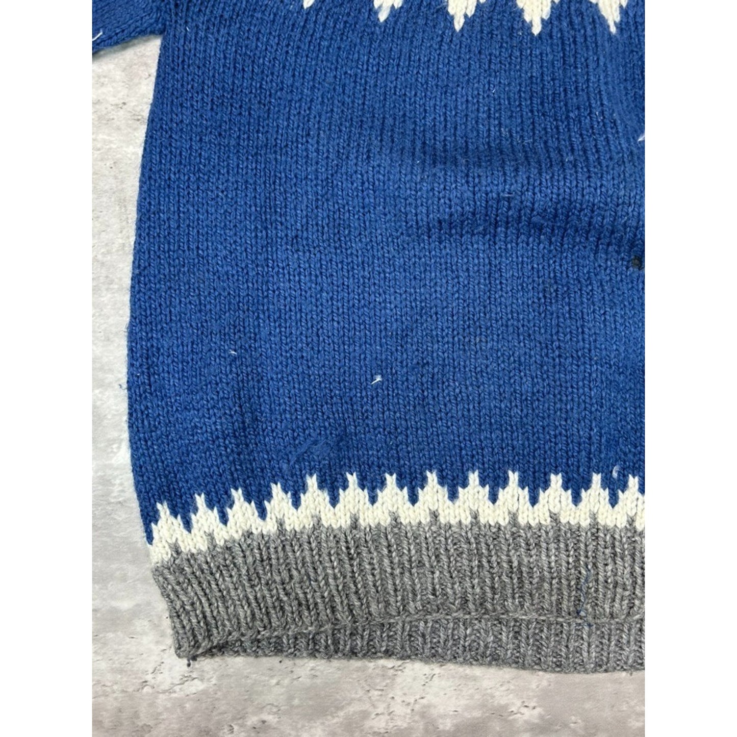 Vintage 80s/90s Heavyweight Striped Pullover Knit Sweater Size XL