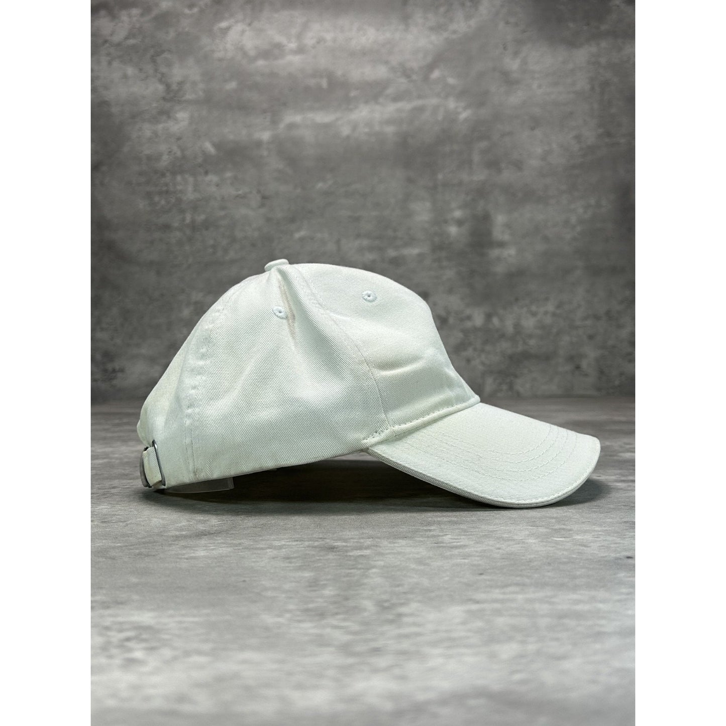 Vintage BMW Embroidered Logo Car Strapback Hat OSFA White