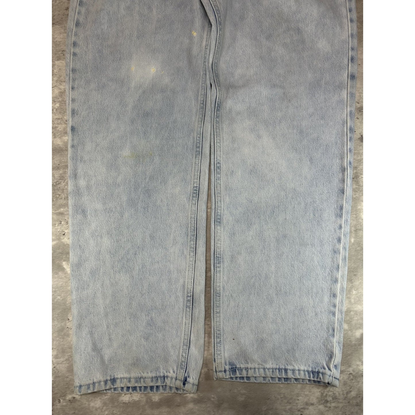 Vintage 90s Levis Silver Tab Loose Fit Light Wash Denim Pants Size 33 Blue