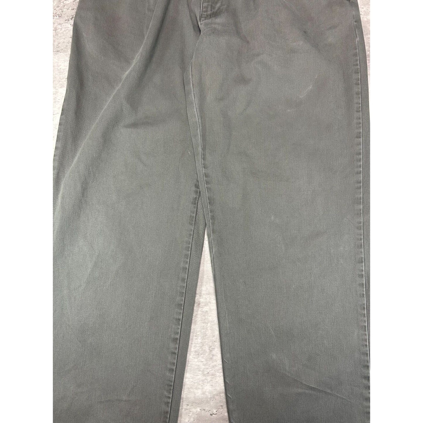 Vintage Polo Ralph Lauren Darted Chino Trouser Style Pants Size 35 Gray
