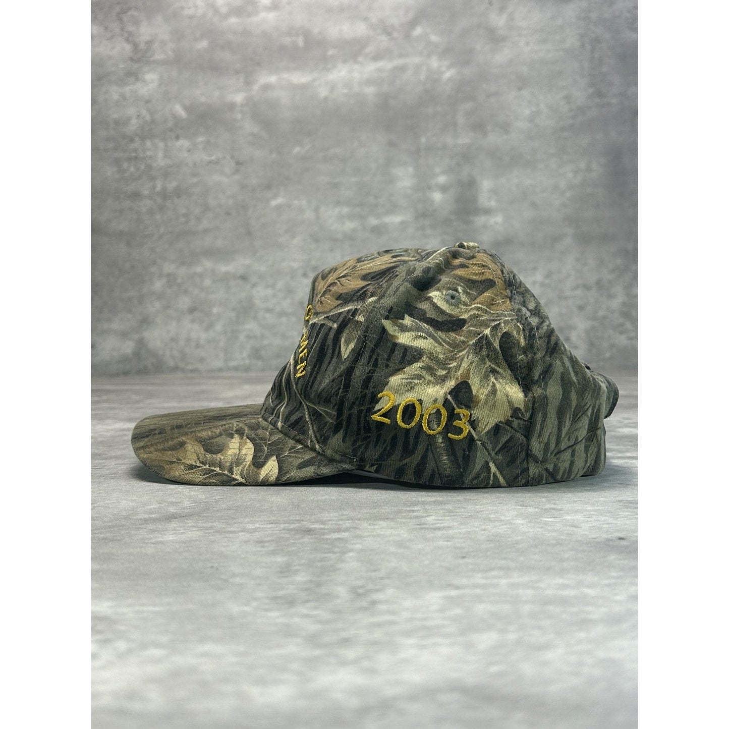 Vintage Outdoor Sportsmen Embroidered Turkey Camo Hunting Snapback Hat OSFA