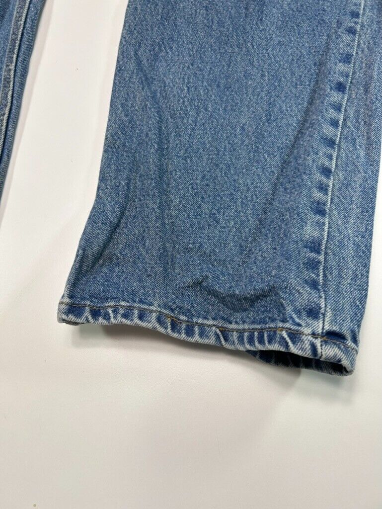 Vintage Carhartt Relaxed Fit Dark Wash Denim Work Wear Pants Size 40W Blue