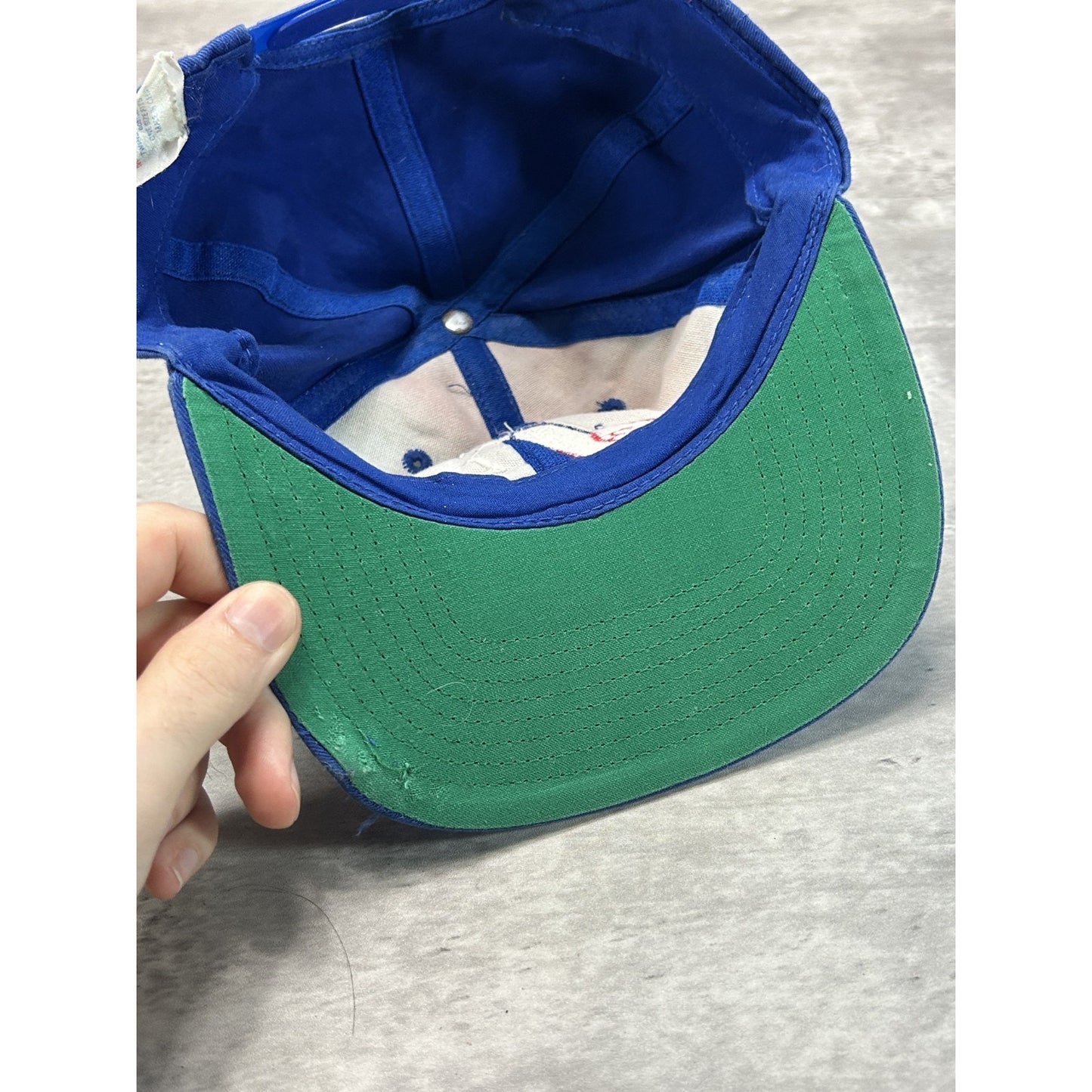 Vintage 90s Montreal Expos MLB Embroidered Logo Baseball Snapback Hat OSFA