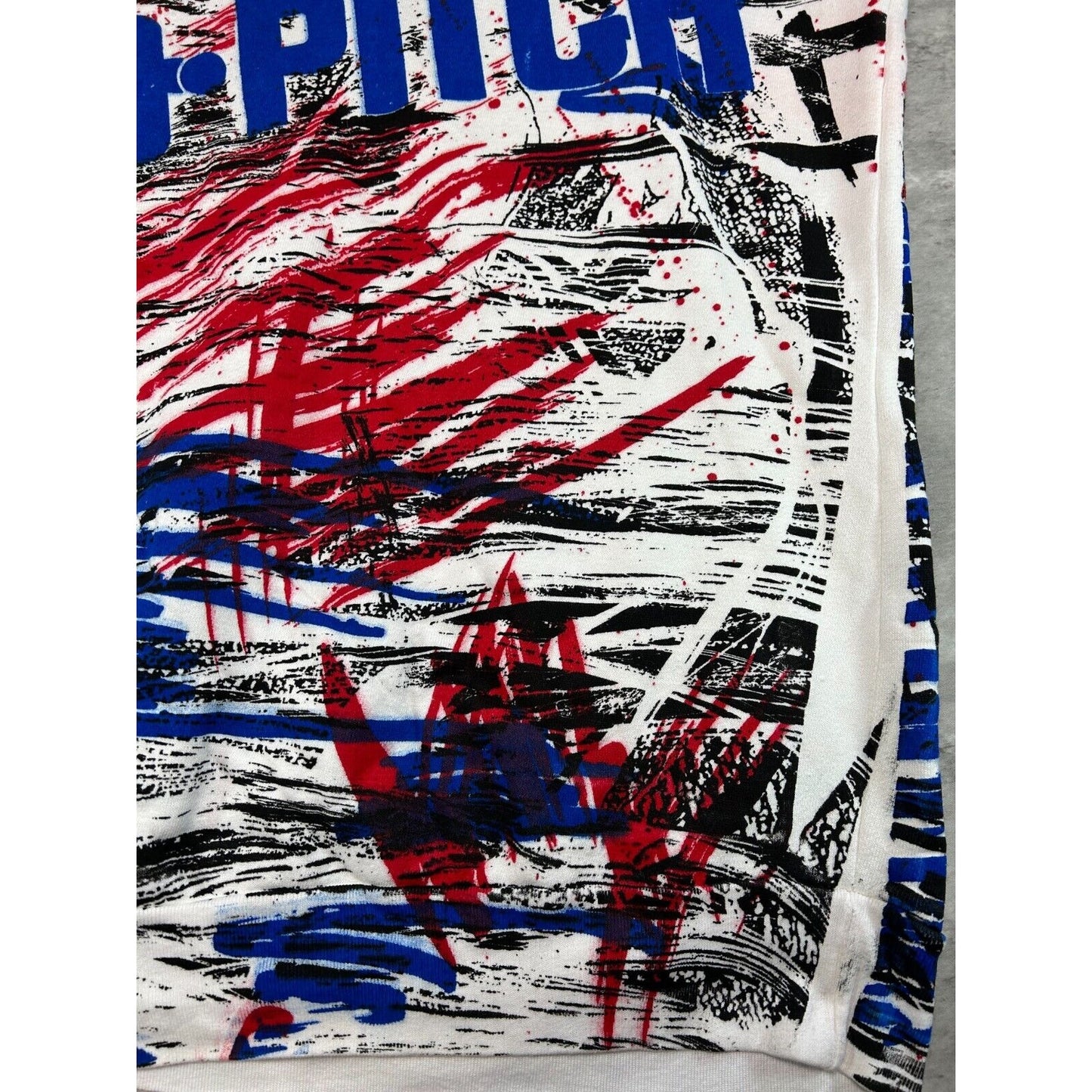 Vintage 90s Coors Slo-Pitch All Over Print Graphic Collared Sweatshirt Size XL