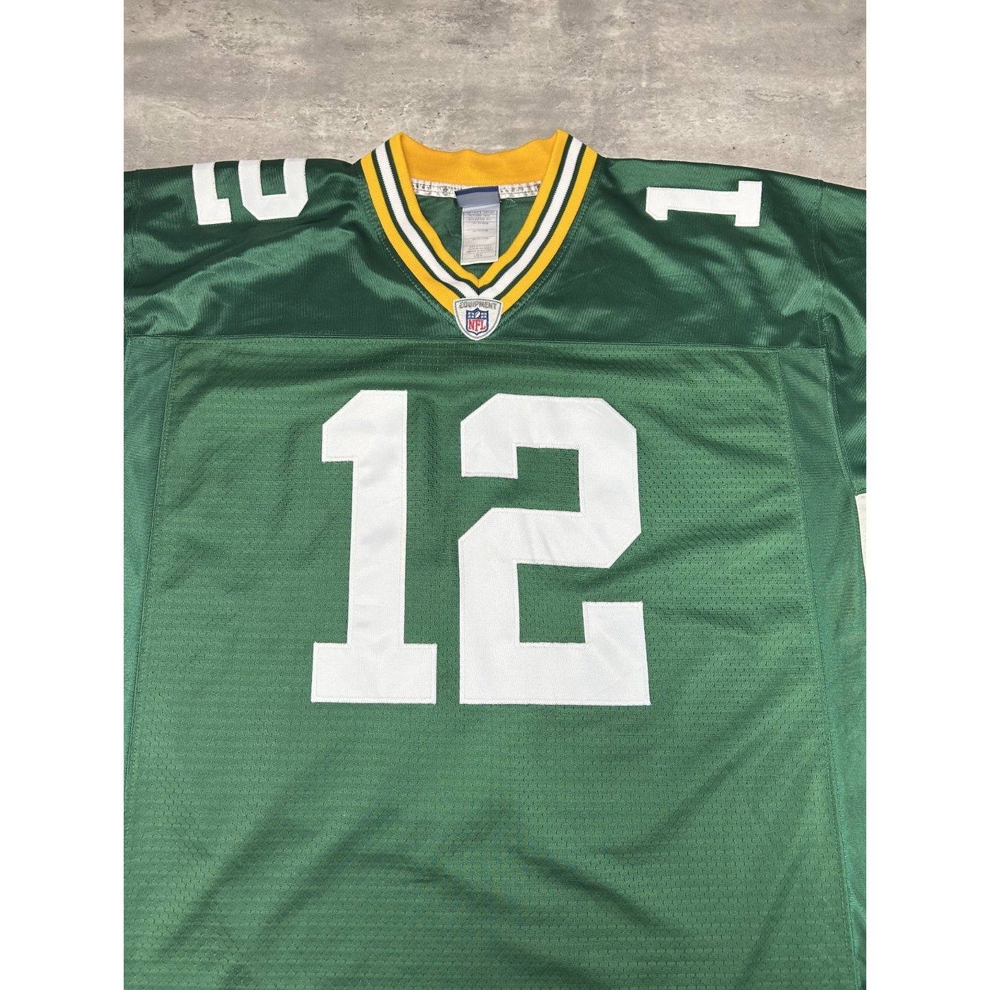 Vintage Aaron Rodgers #12 Green Bay Packers NFL Football Jersey Size Large