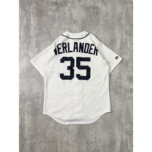Vintage Justin Verlander #35 Detroit Tigers MLB Majestic Baseball Jersey Large