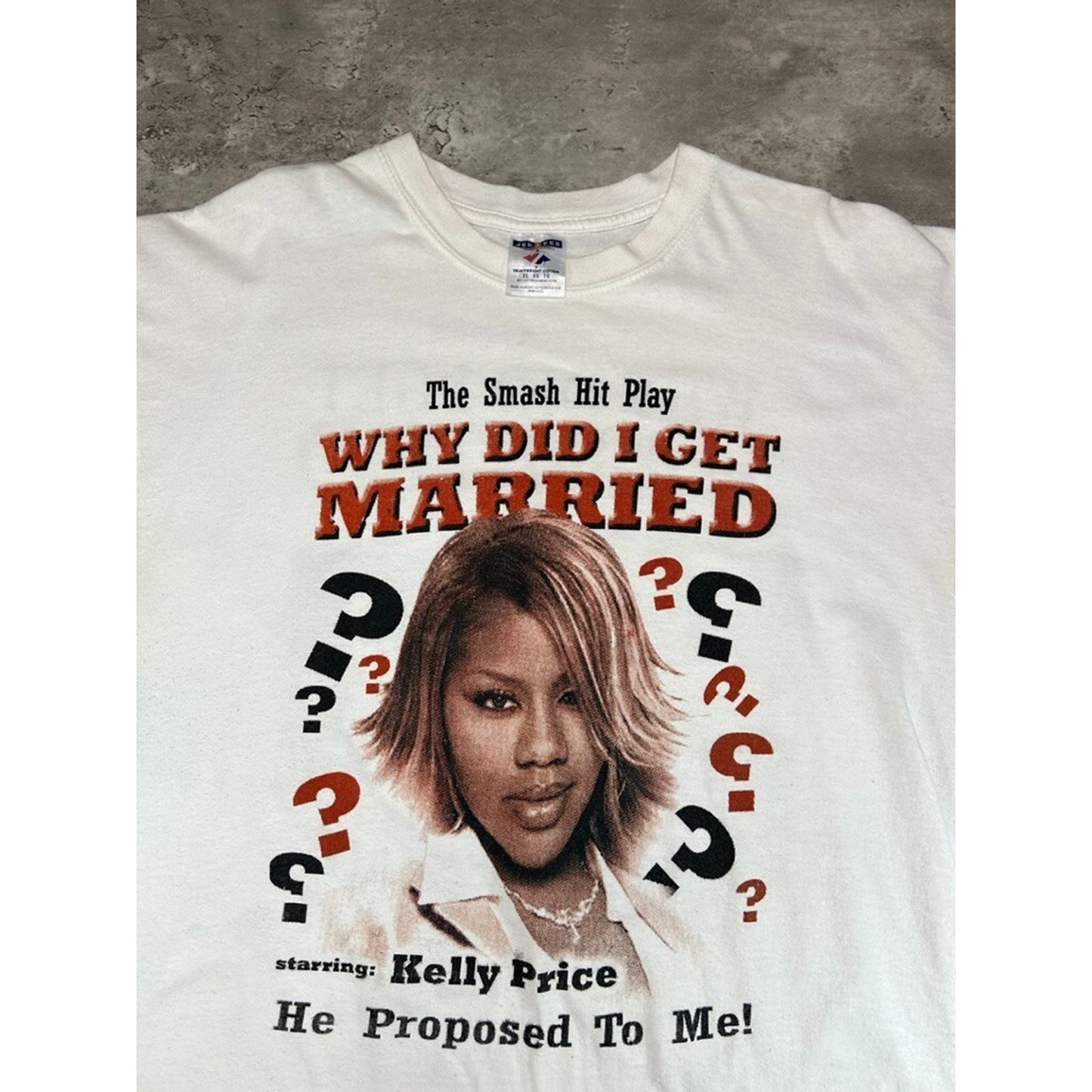 Vintage Tyler Perrys Why Did I Get Married Kelly Price Movie T-Shirt Size XL