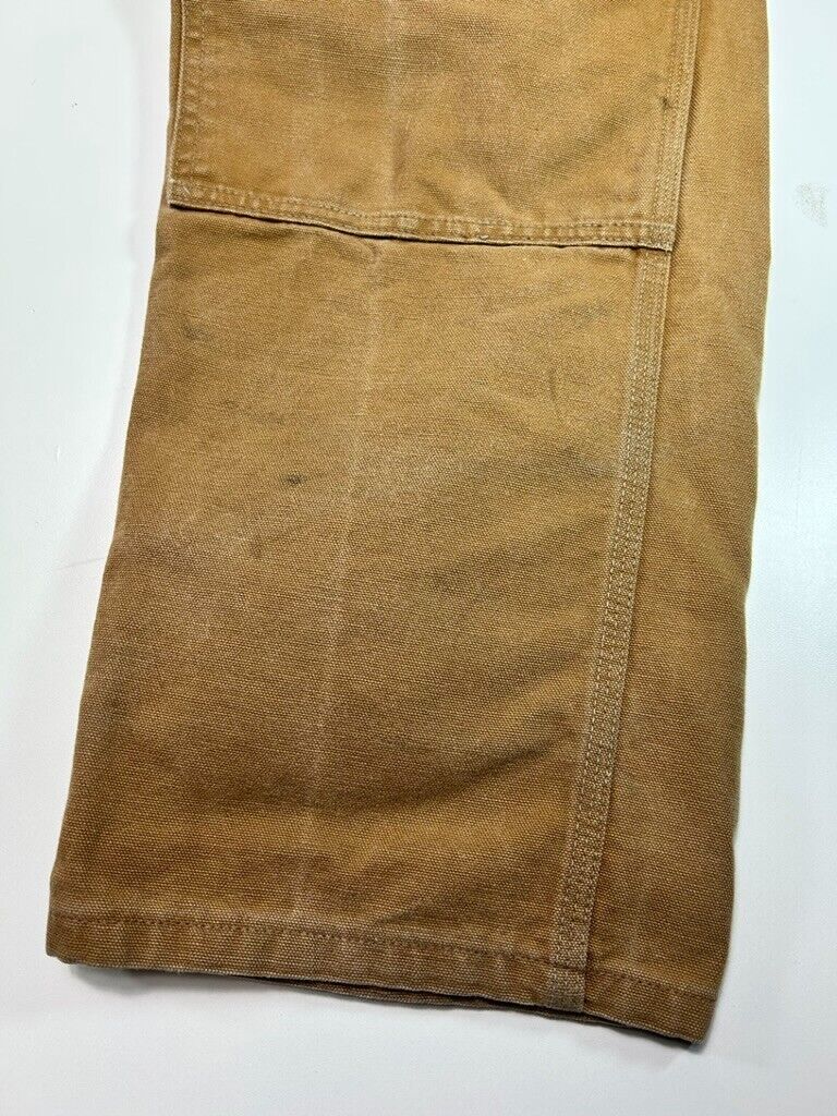 Vintage Carhartt Canvas Workwear Double Knee Carpenter Pants Size 35