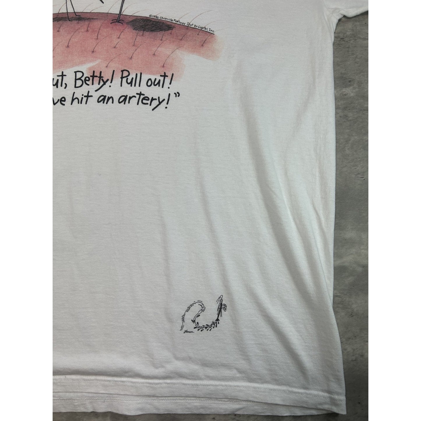 Vintage 90s Mosquitoes Pull Out Betty ! Cartoon Comedy Graphic T-Shirt Size XL