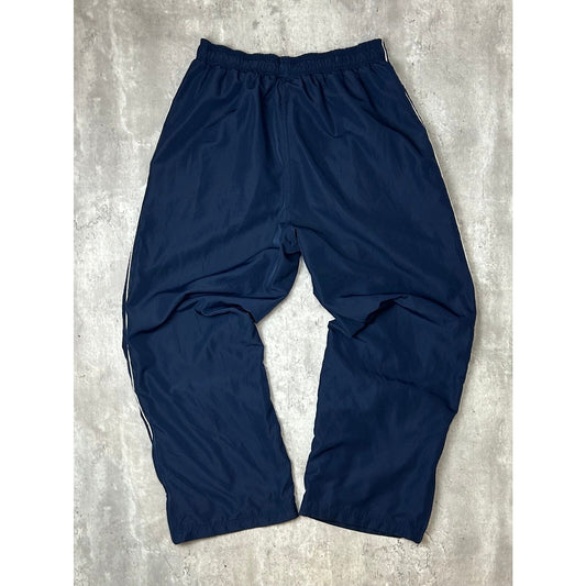 Vintage 2000s Reebok Embroidered Logo Nylon Track Pants Size XL Blue