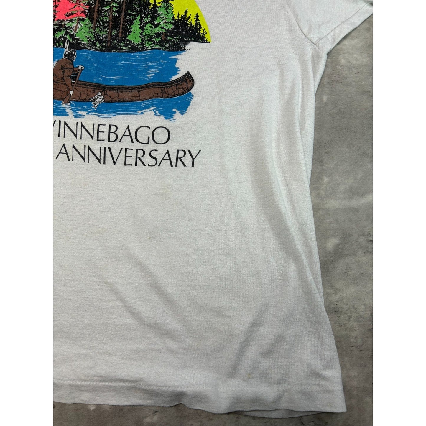 Vintage 1980s Winnebago 50th Anniversary Nature Destination T-Shirt Size Medium
