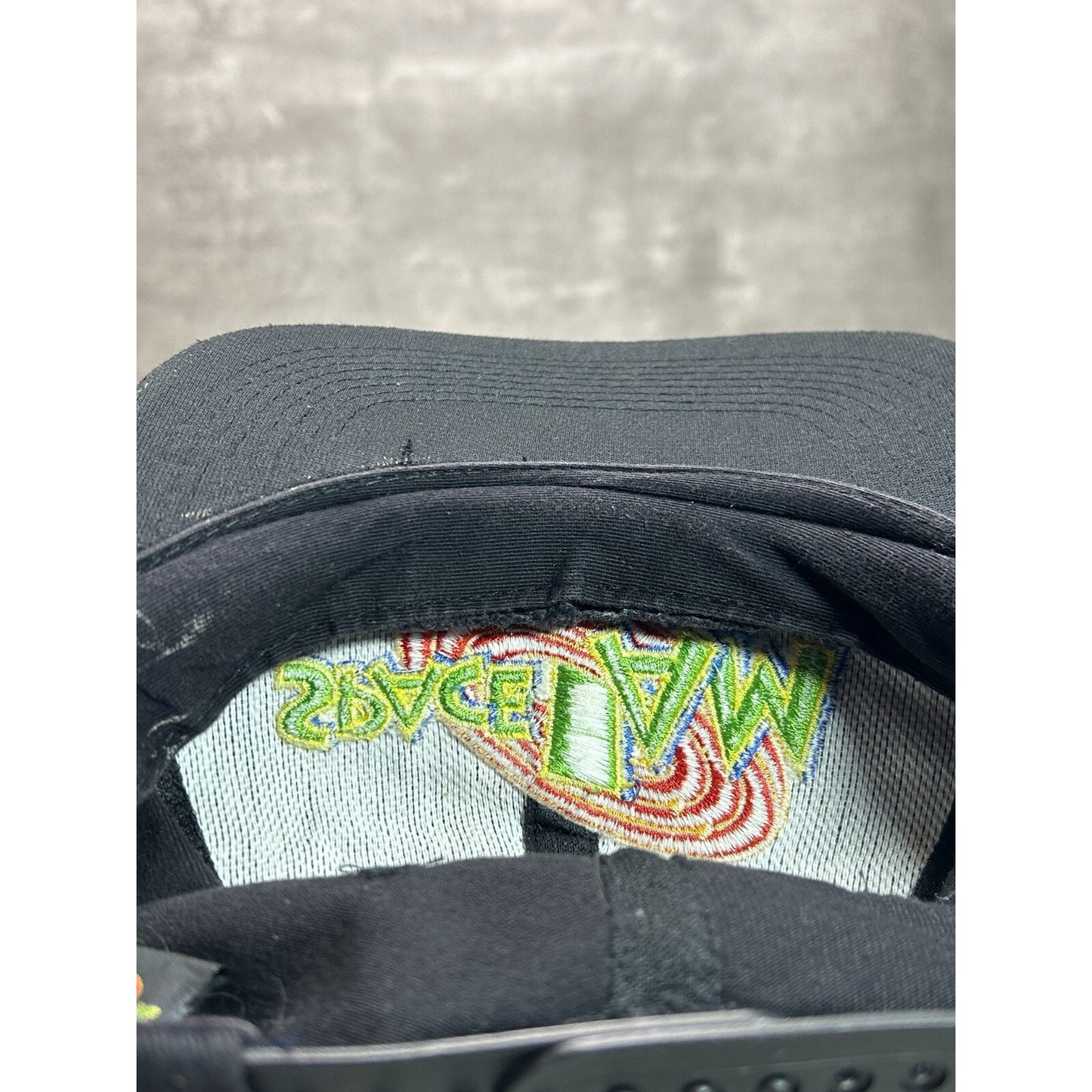 Vintage 90s Space Jam Embroidered Movie Promo Graphic Snapback Hat OSFA