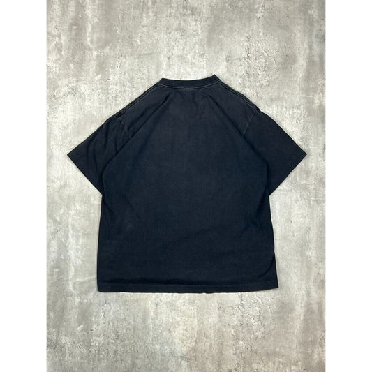 Vintage 1994 Kansas City Chiefs NFL Big Graphic Football T-Shirt Size XL Black