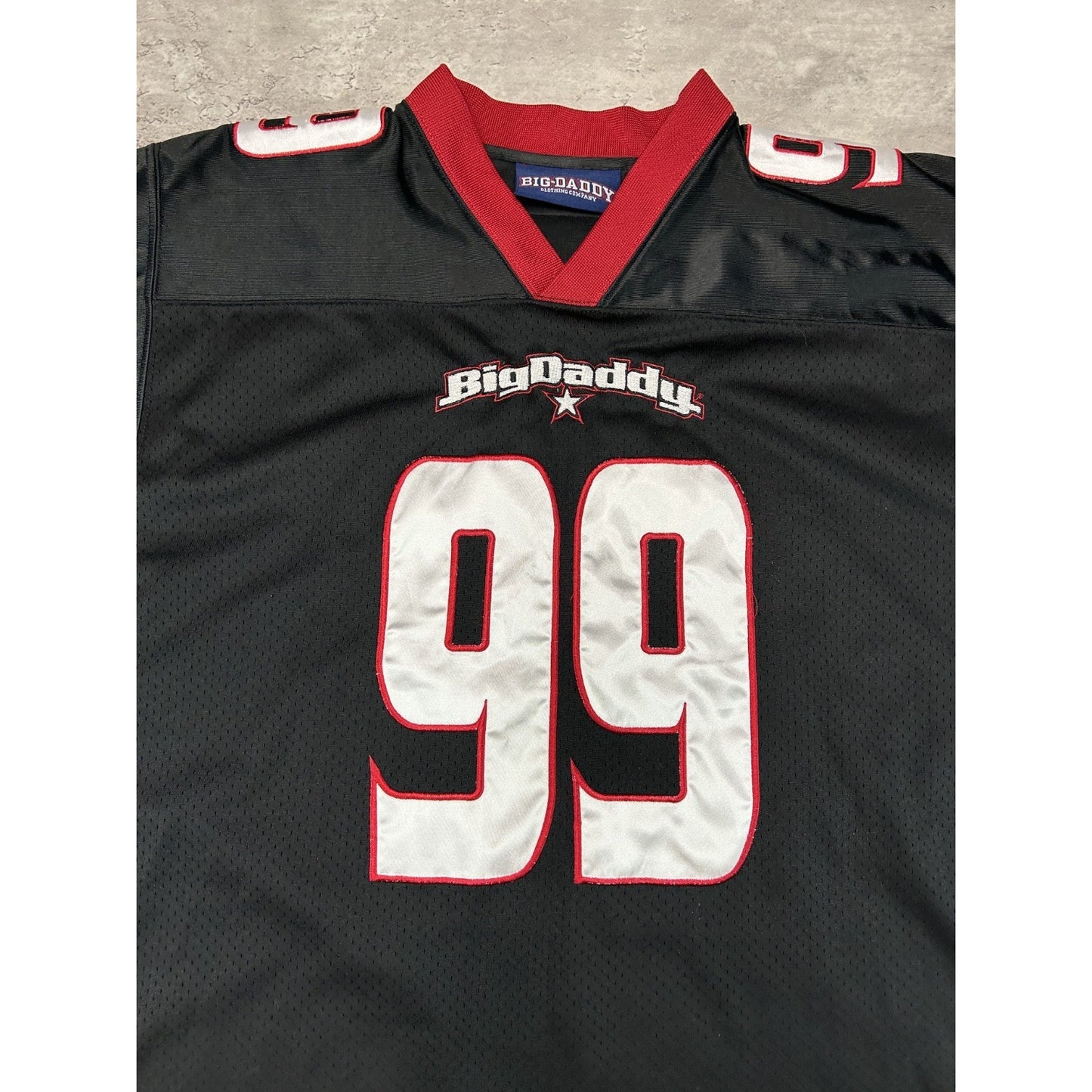 Vintage Y2K Big Daddy #99 Stitched Football Jersey Size XL Black