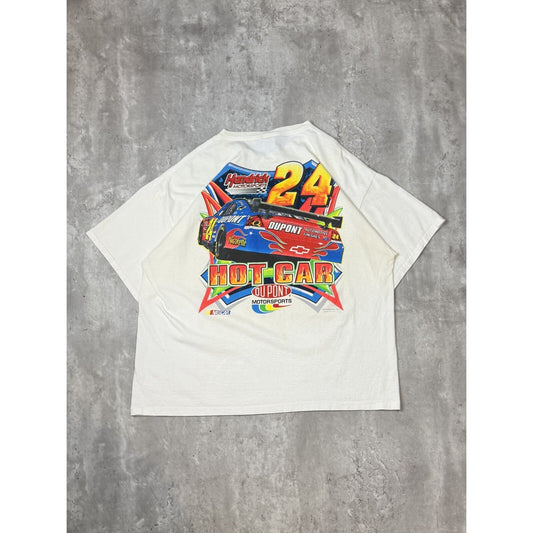 Jeff Gordon #24 Dupont Racing Nascar Race Car Graphic T-Shirt Size 2XL