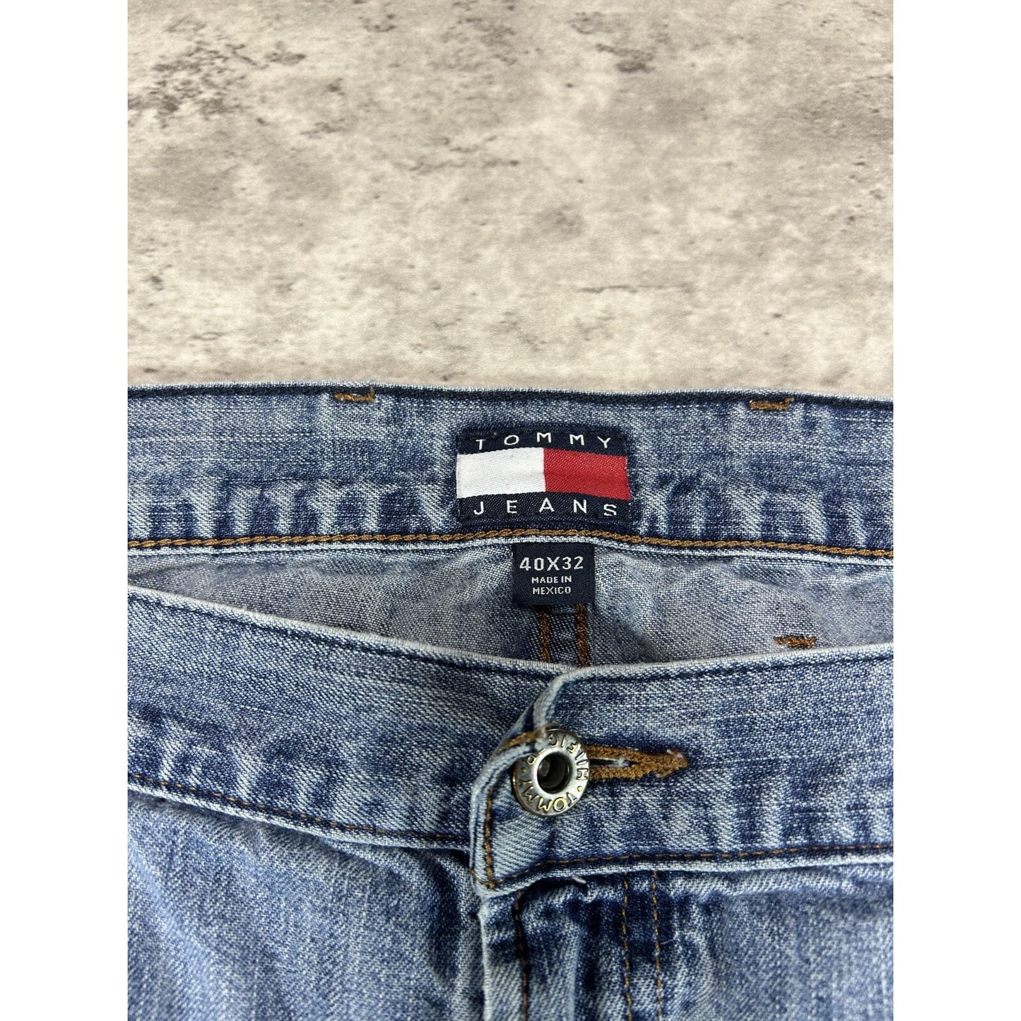 Vintage Tommy Hilfiger Medium Wash Denim Pants Size 40 Blue