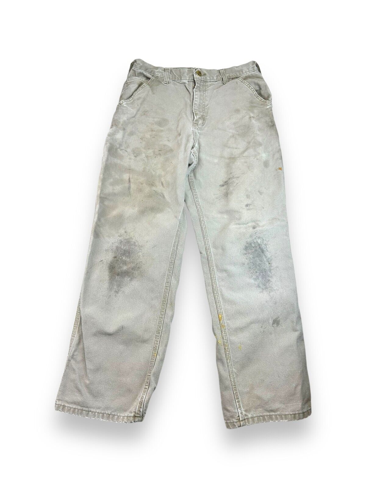 Vintage Carhartt Original Dungaree Fit Canvas Workwear Carpenter Pants Size 31W