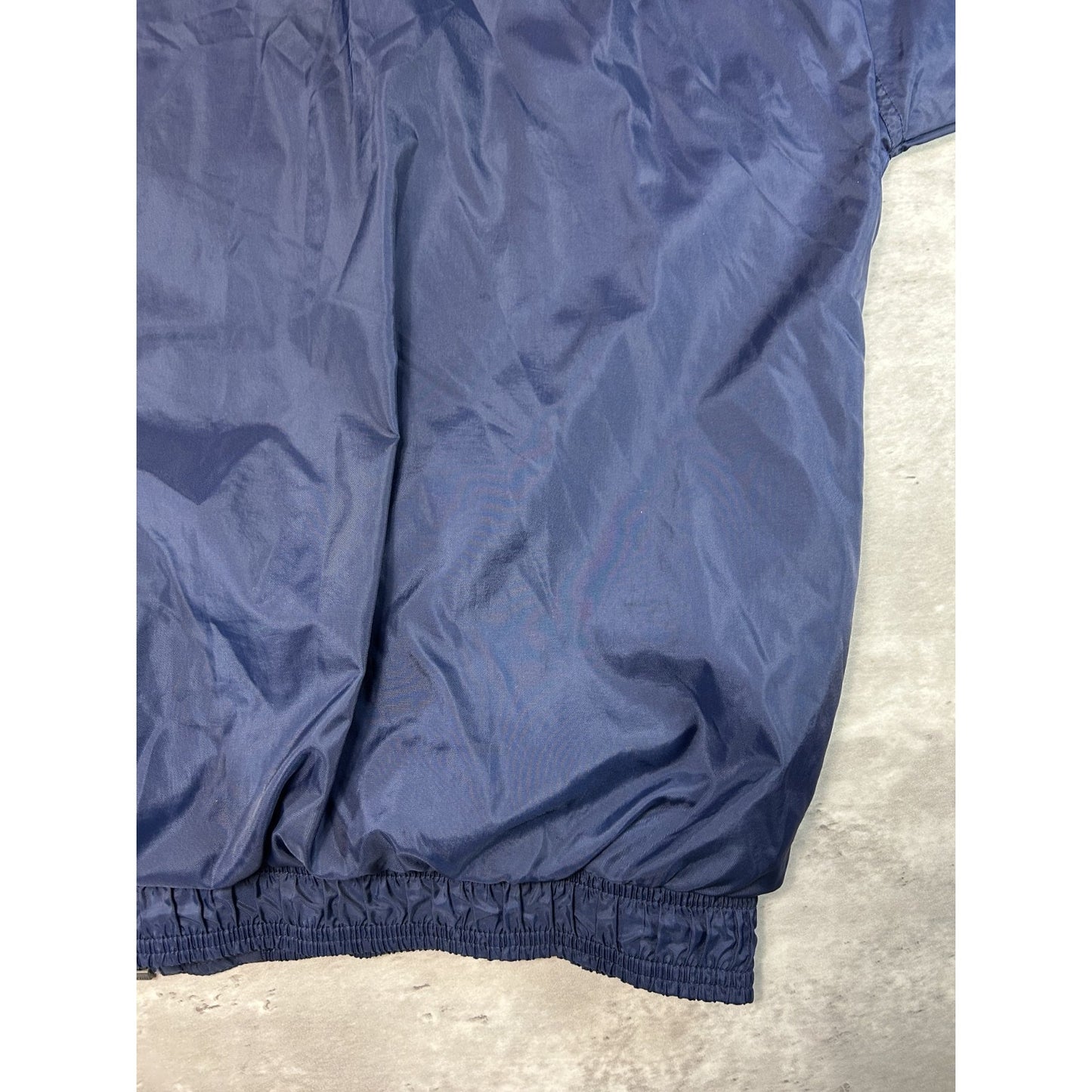 Vintage 90s Adidas Embroidered Spellout Nylon Windbreaker Jacket Size Large