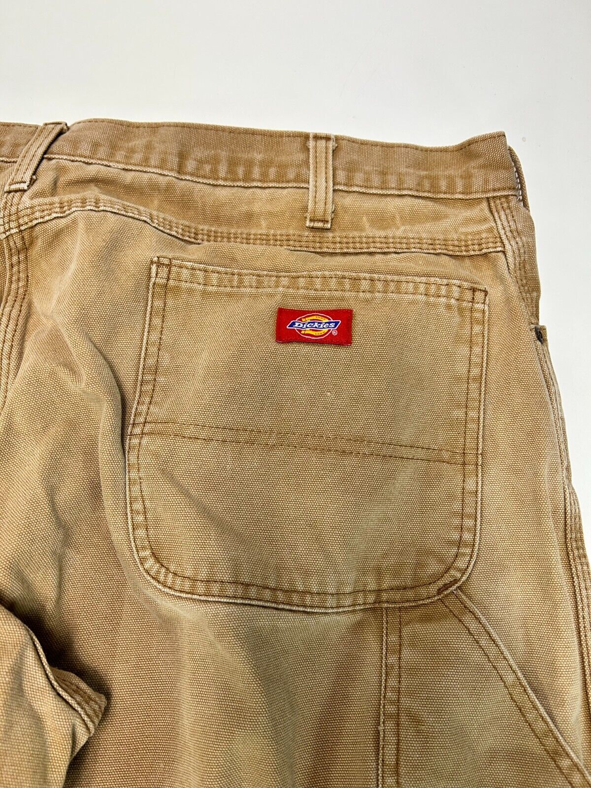 Vintage Dickies Canvas Work Wear Carpenter Pants Size 40W Beige