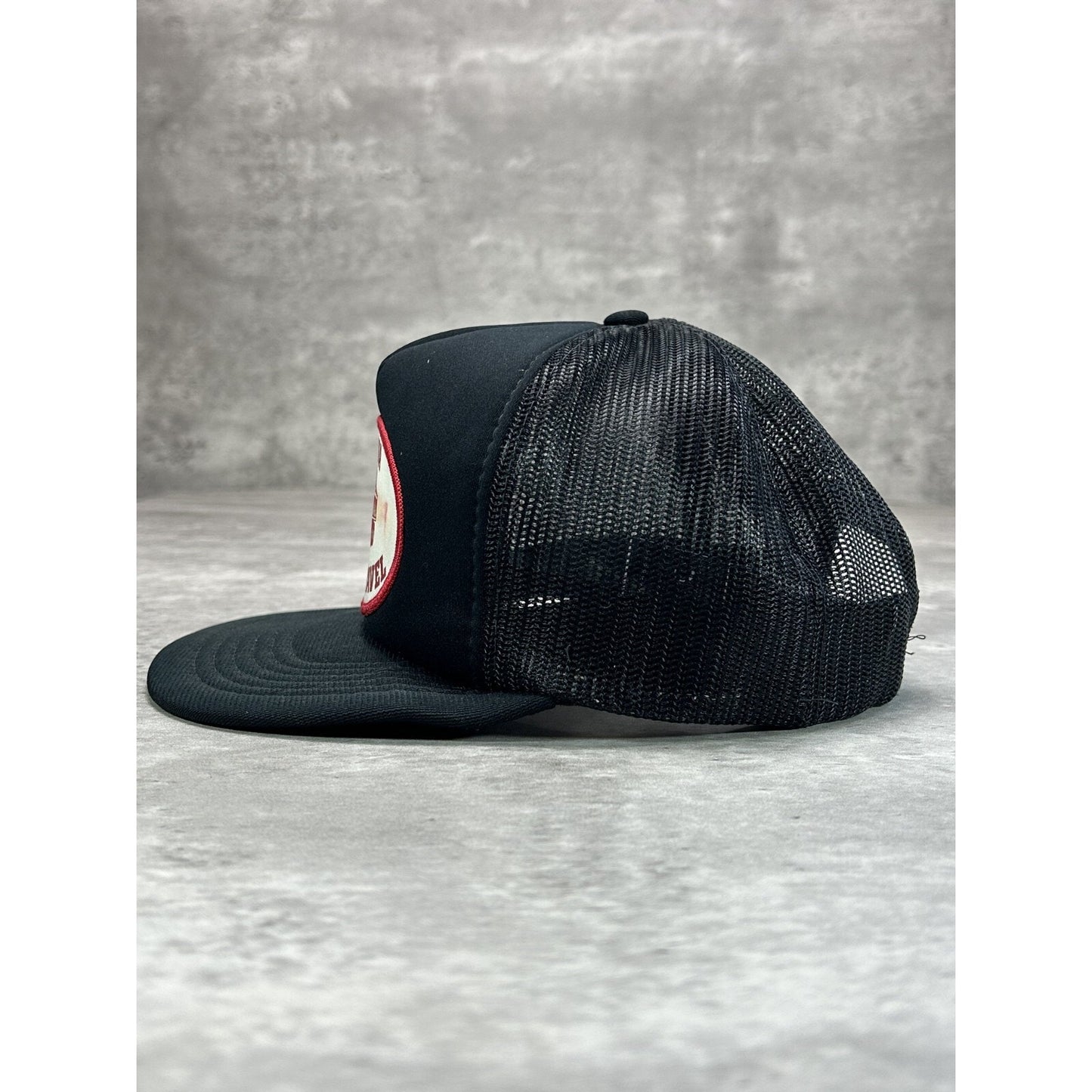 Vintage 80s/90s Oshawa Sand And Gravel Embroidered Trucker Snapback Hat OSFA
