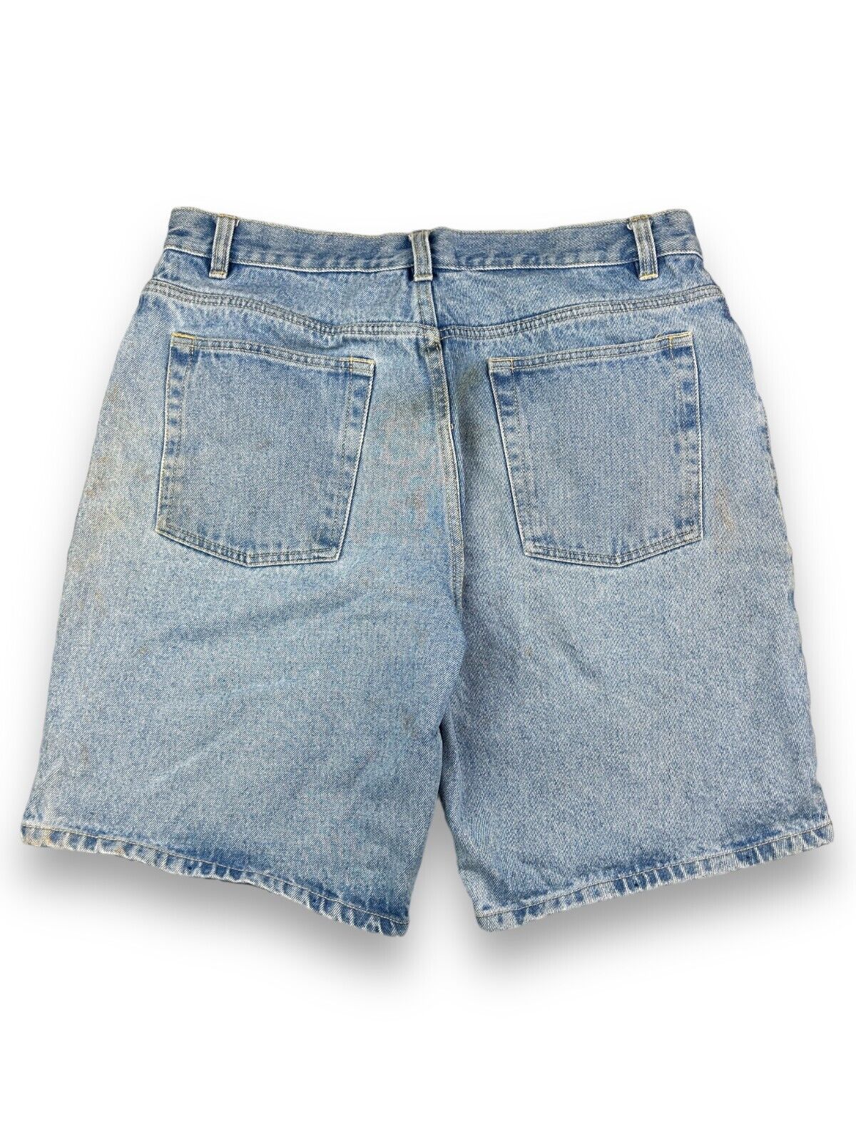 Vintage Route 66 Light Wash Casual Style Denim Jorts Shorts Size 33W