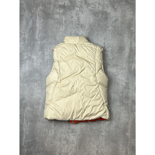 Vintage 2000s Nike Embroidered Swoosh Reversible Puffer Vest Size Small