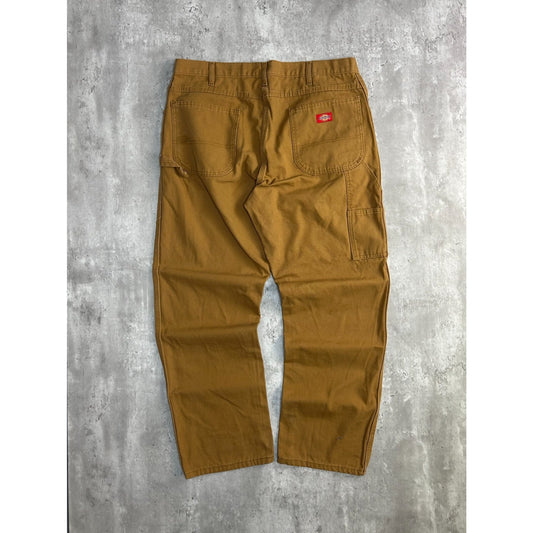 Vintage Dickies Canvas Workwear Carpenter Pants Size 37 Beige