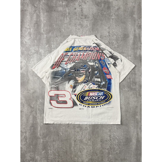 Vintage Dale Earnhardt #3 Nascar Racing All Over Print T-Shirt Size Large