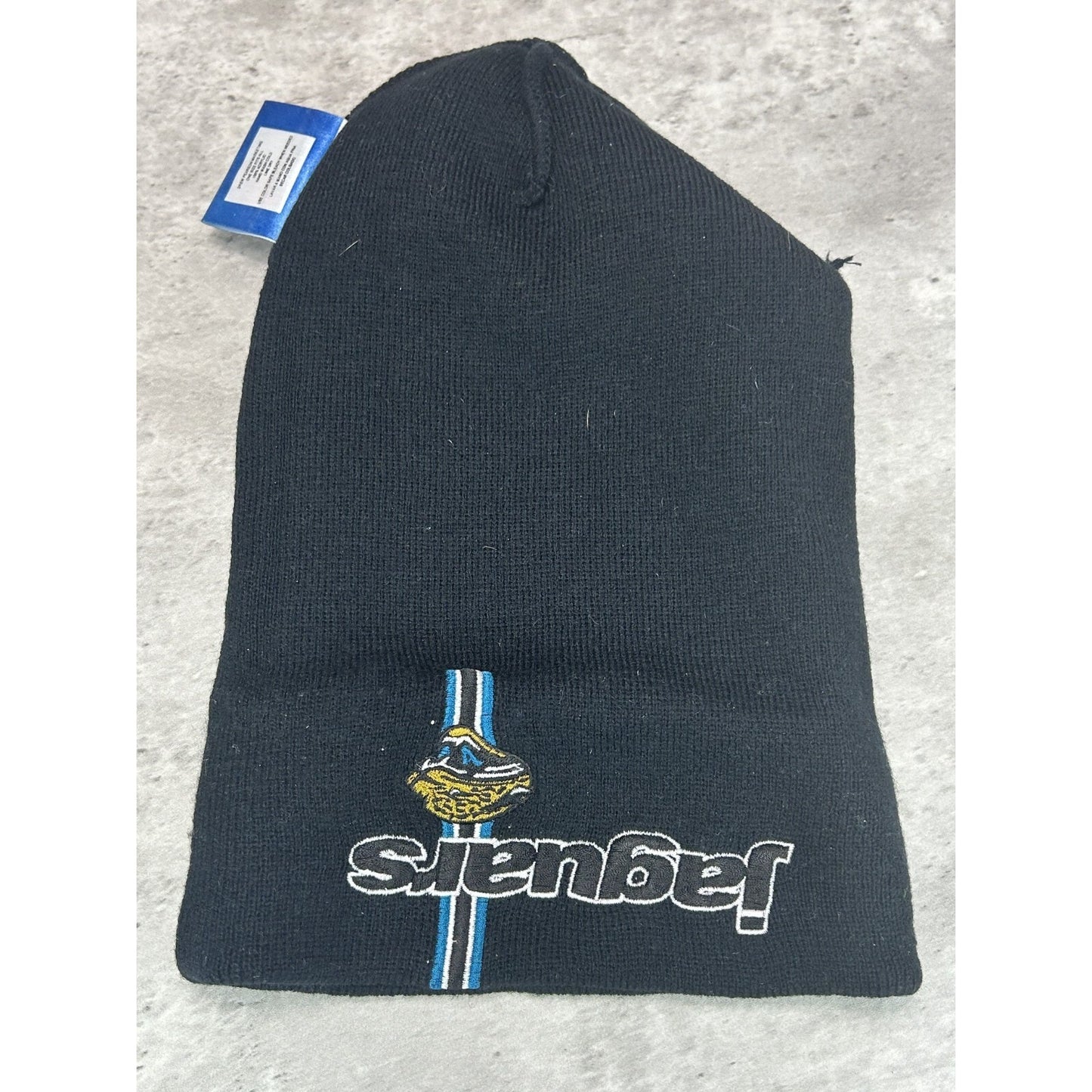 Vintage 90s Jacksonville Jaguars NFL Embroidered Football Beanie Hat OSFA