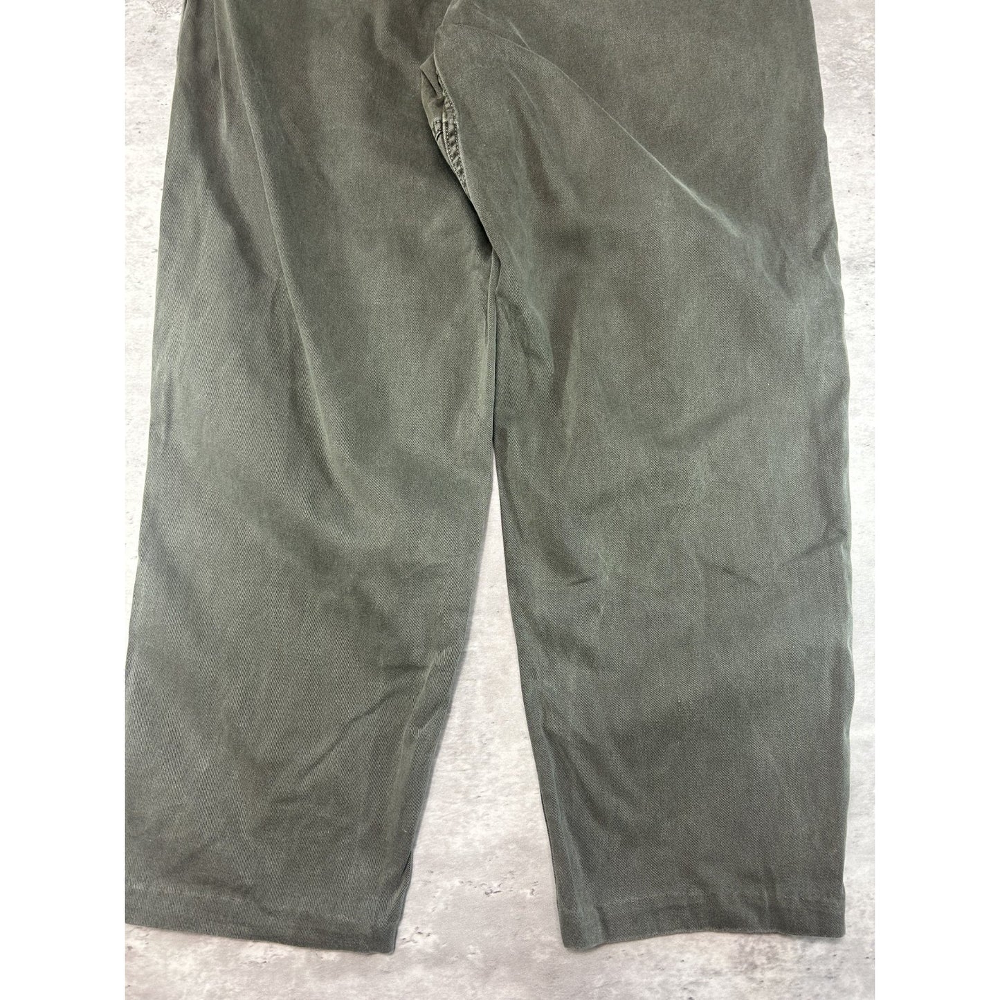 Vintage 90s Gramicci Baggy Fit Adjustable Hiking Pants Size Large Green