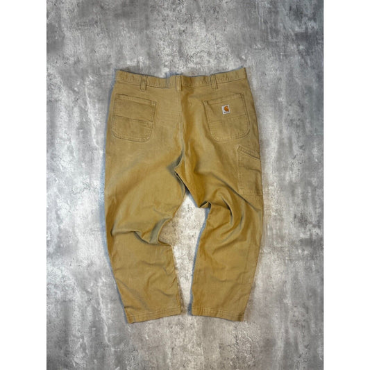 Carhartt Relaxed Fit Canvas Workwear Five Pocket Pants Size 43 Beige