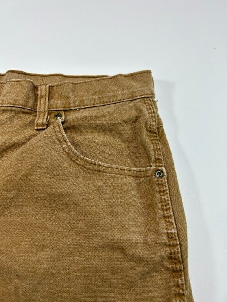 Vintage Dickies Canvas Workwear Carpenter Pants Size 36 Beige