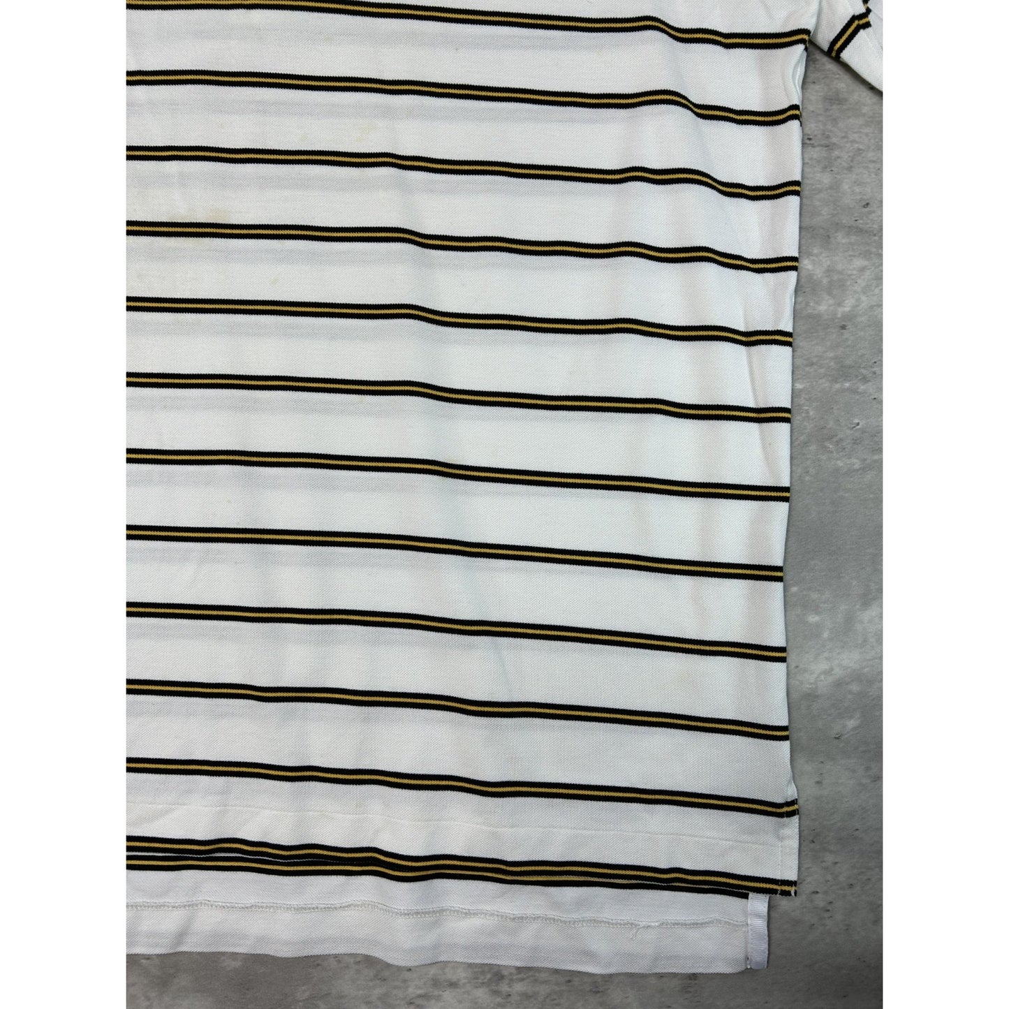 Vintage Polo Golf Ralph Lauren Embroidered Crest Striped Button Up Shirt Sz2XL