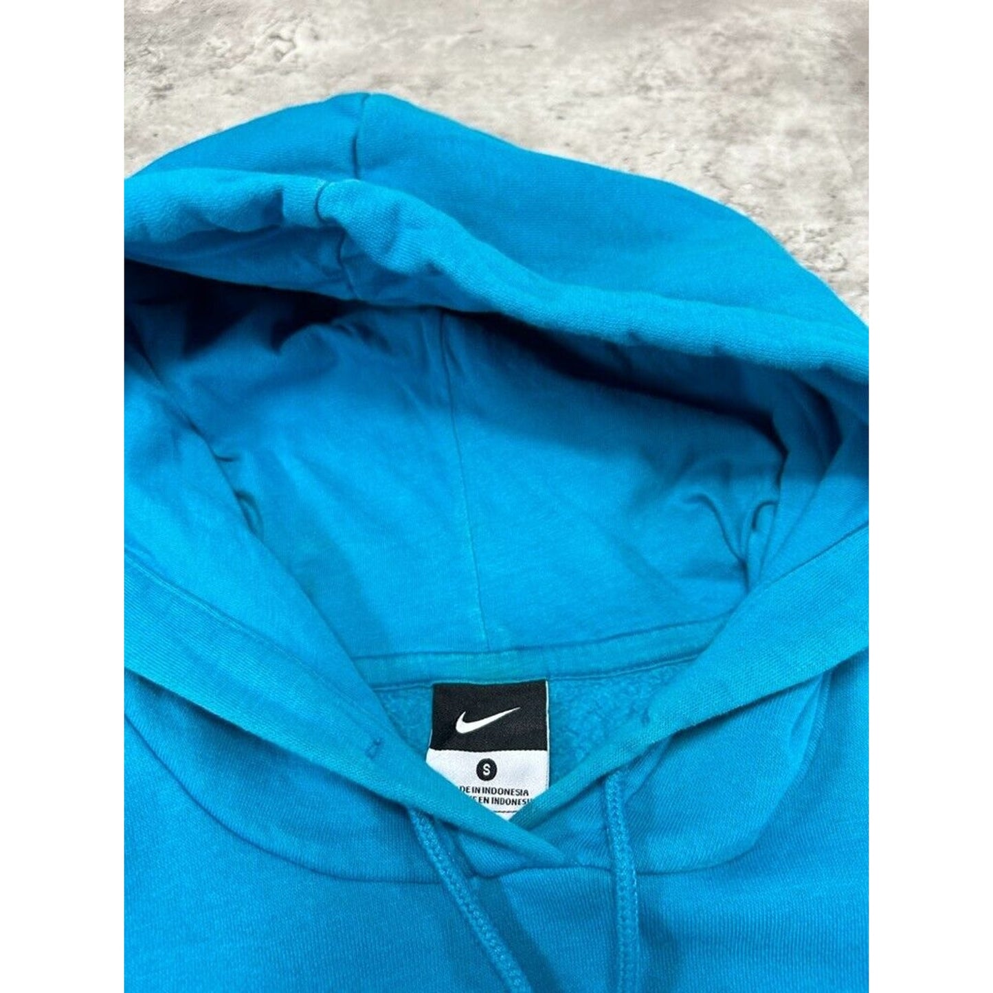 Vintage Womens Nike Tonal Embroidered Swoosh Pullover Hooded Sweatshirt Size Small