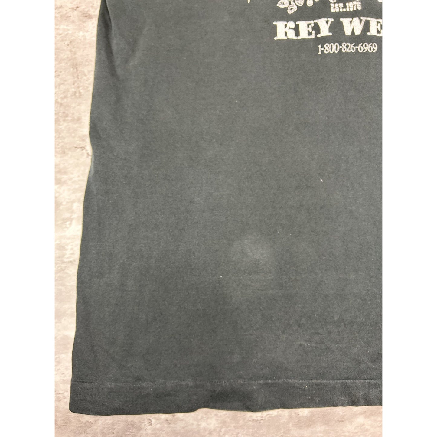 Vintage 90s Hogs Breath Saloon Graphic Spellout Destination T-Shirt Size XL