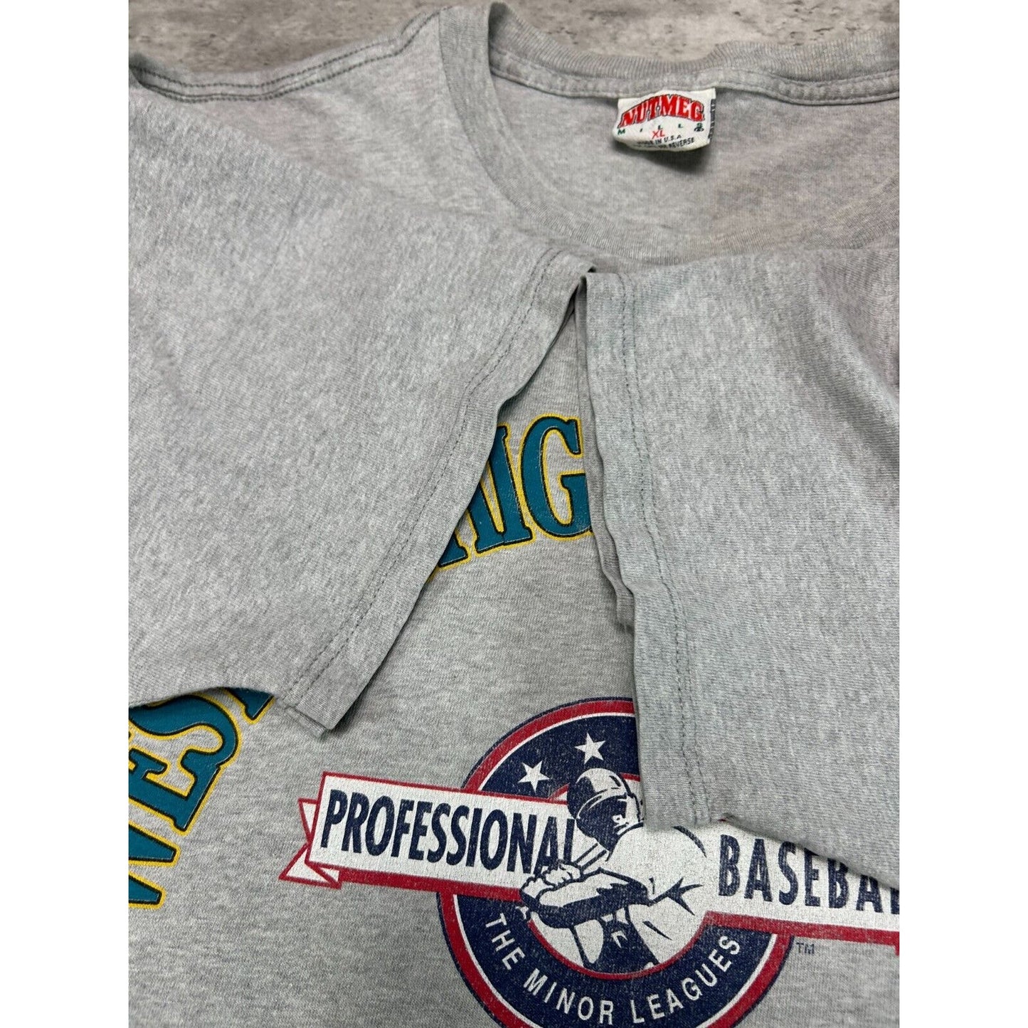 Vintage 1995 West Michigan Whitecaps Milb Baseball Club T-Shirt Size XL