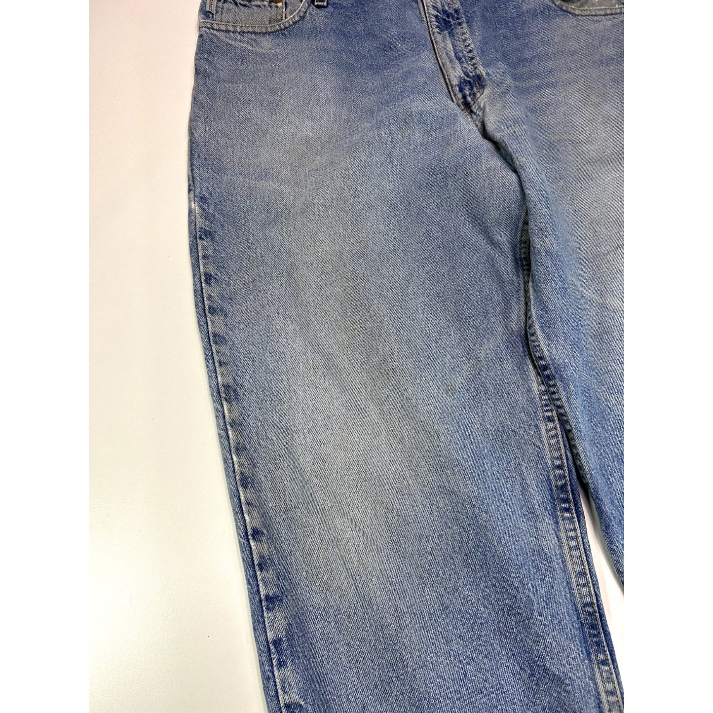 Vintage Carhartt Light Wash Denim Workwear Pants Size 38 Blue