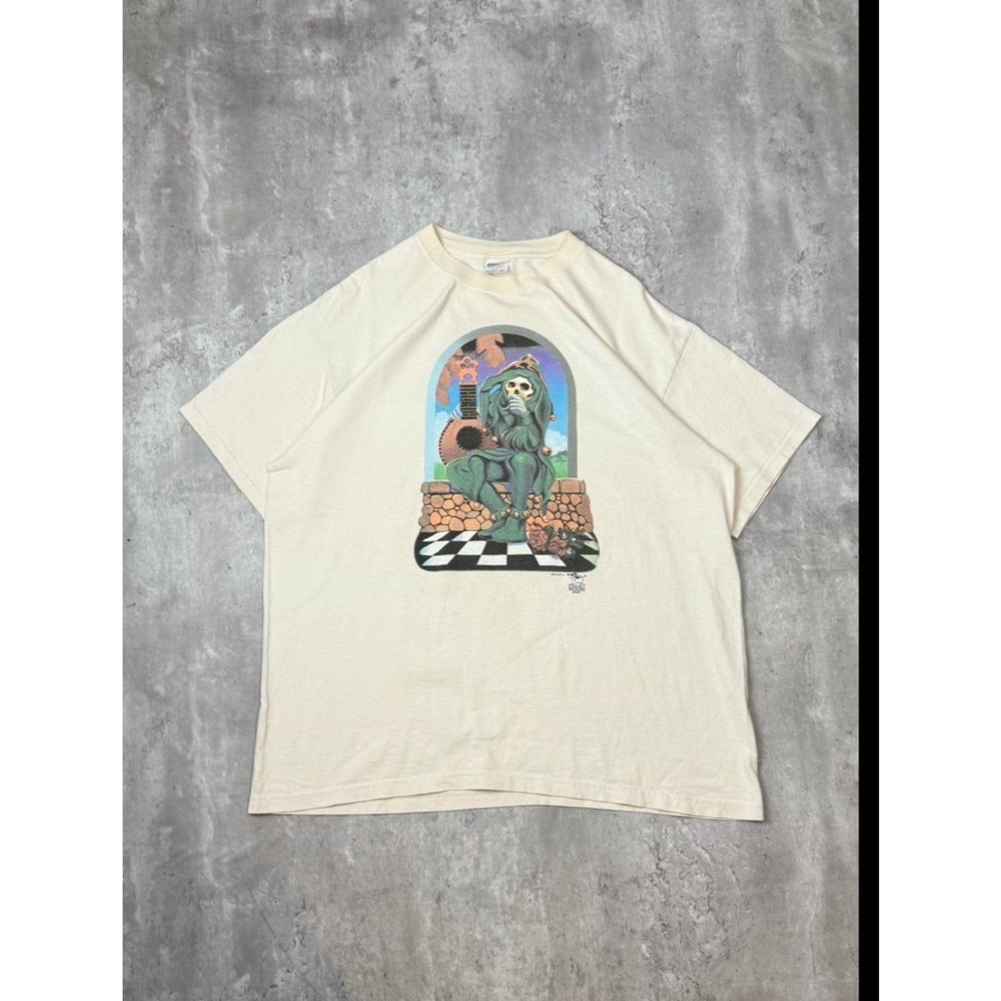 Vintage 2003 Grateful Dead Skeleton Jester Rock Music Band T-Shirt Size XL