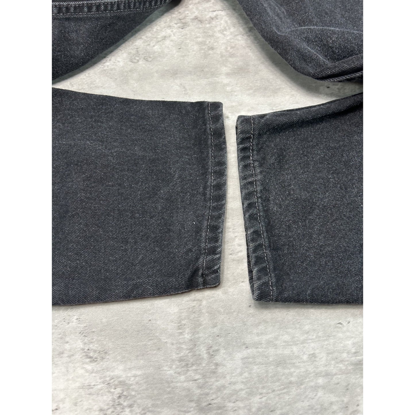 Vintage 90s Levis Red Tab 550 Tapered Leg Black Denim Pants Size 39