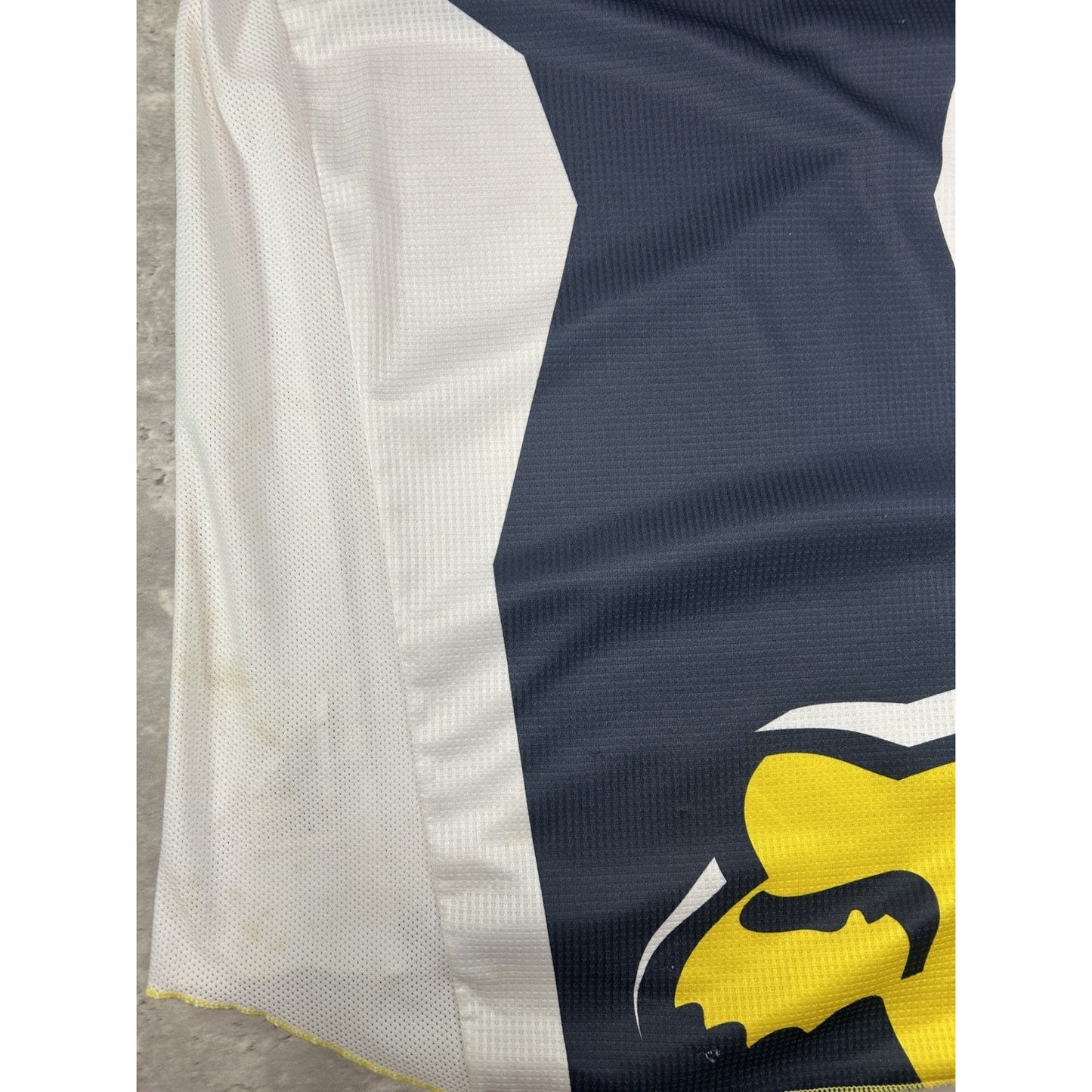 Fox 180 All Over Print Graphic Long Sleeve Motocross Jersey Size Medium White