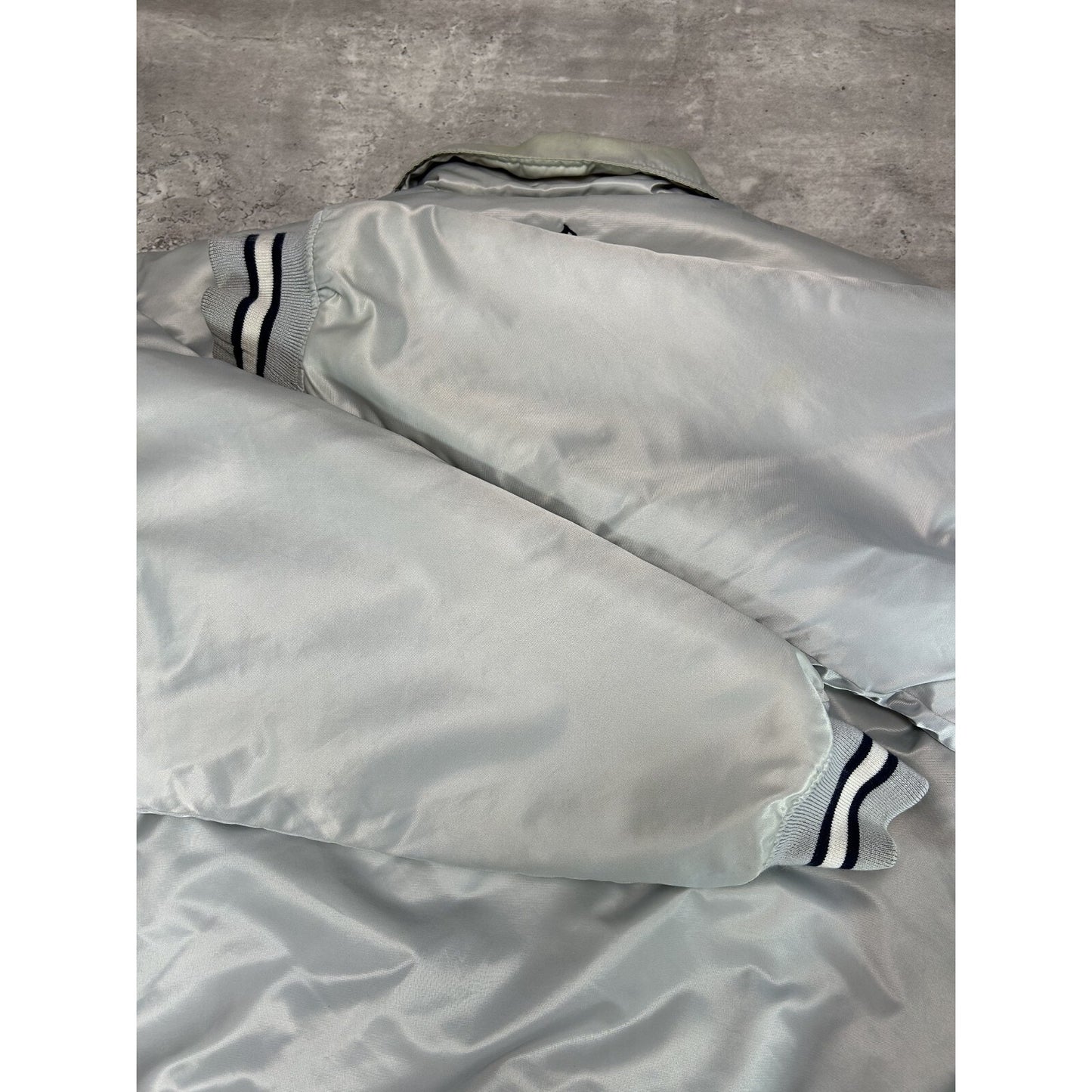 Vintage Y2K Rocawear Embroidered Spellout Nylon Bomber Jacket Size XL