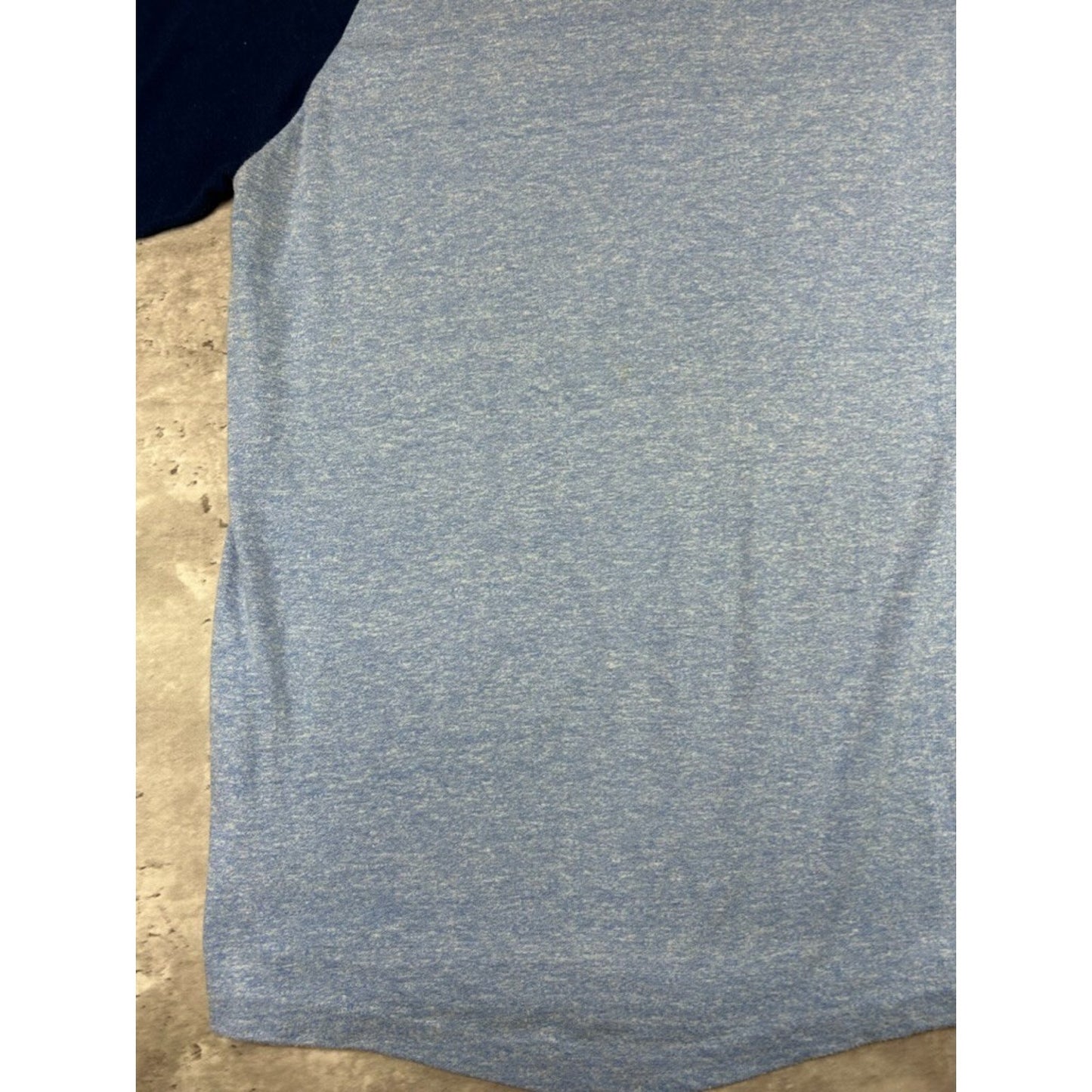 Vintage 1970s Thanks A Million NGH Graphic Spellout Raglan T-Shirt Size Medium