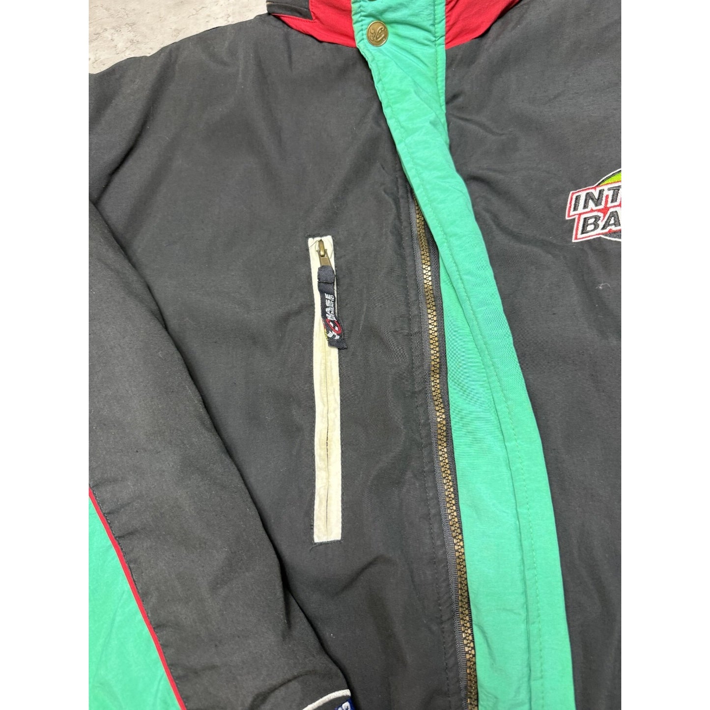 Vintage 90s Bobby LaBonte #18 Nascar Interstate Batteries Jacket Size XL