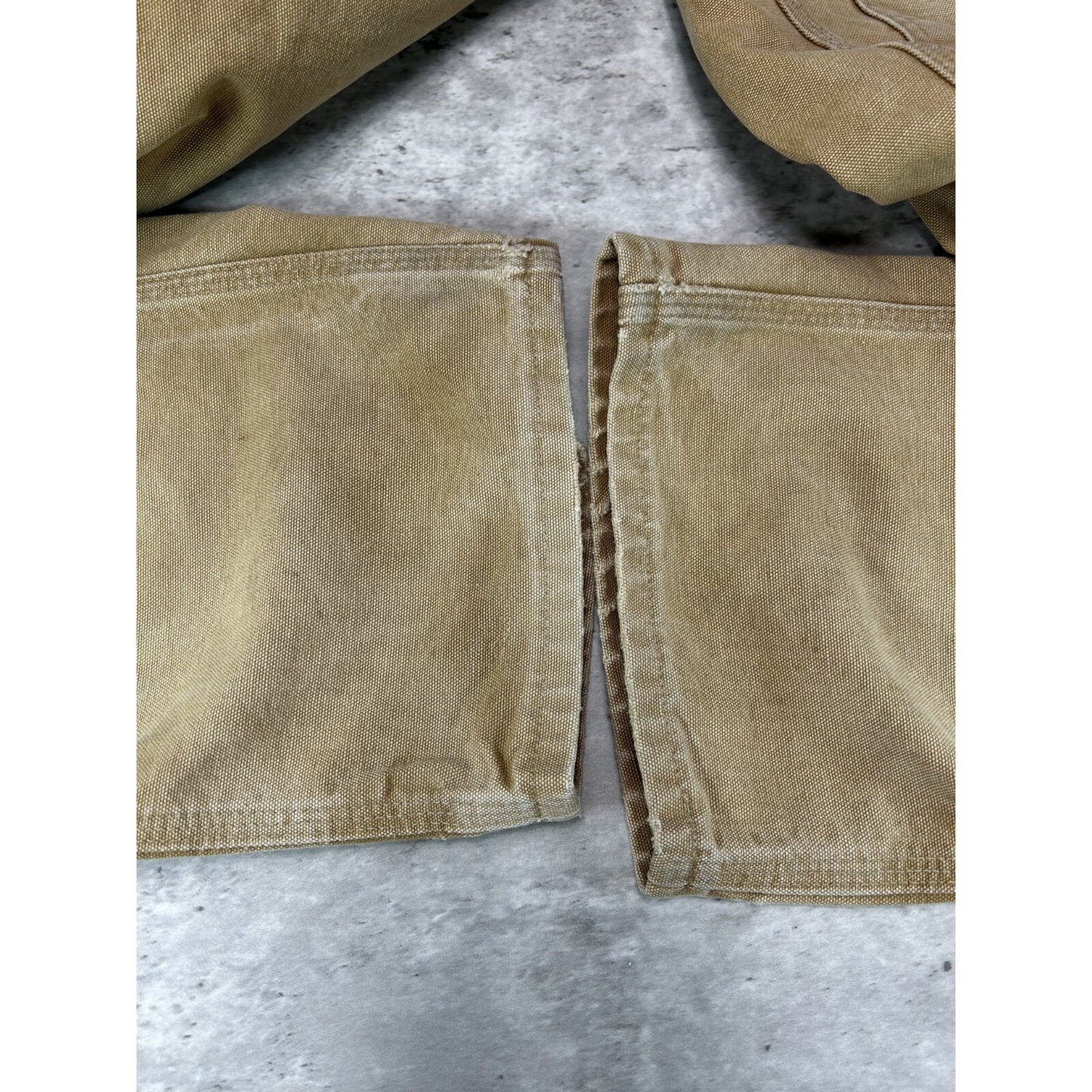 Carhartt 125 Years Canvas Workwear Carpenter Double Knee Pants Size 32 Made USA