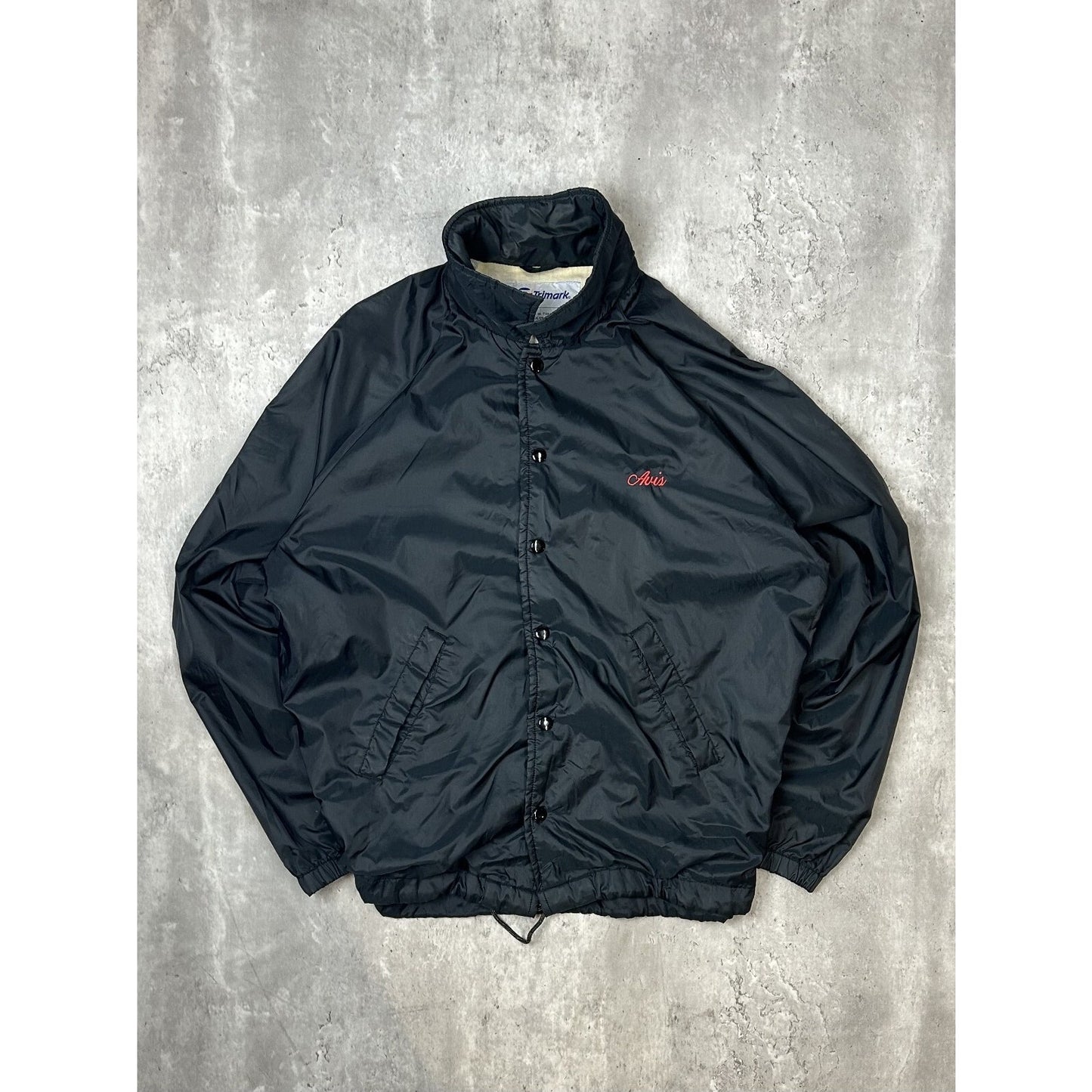 Vintage 80s/90s Killer Racing Embroidered Script Nylon Coaches Jacket Size Large