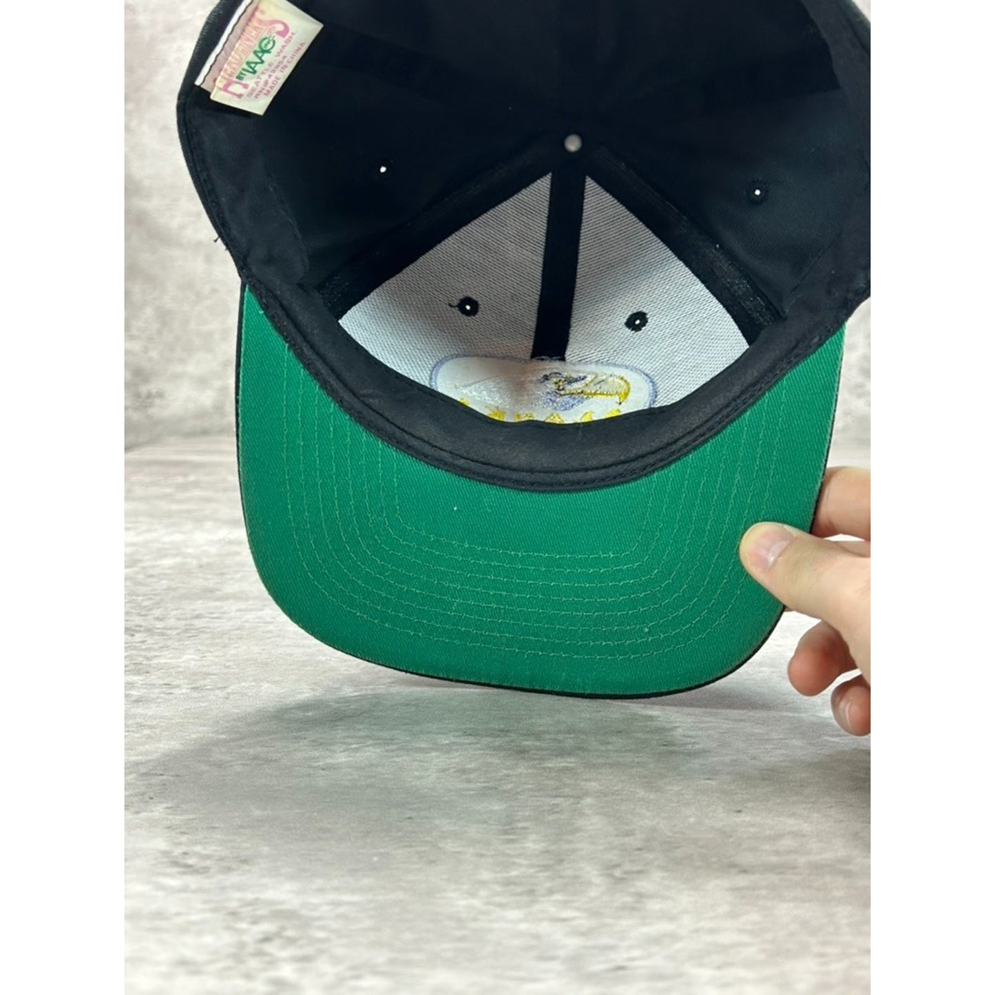 Vintage 90s Alaska Embroidered Bald Eagle Destination Snapback Hat OSFA