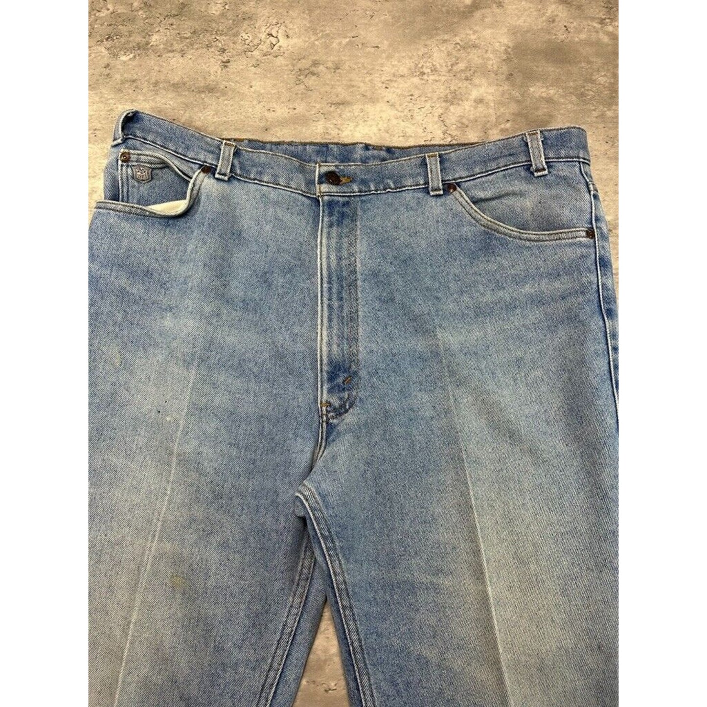 Vintage Levis Silver Medal Light Wash Baggy Fit Denim Pants Size 42 Blue