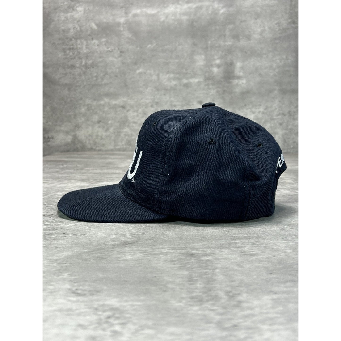 Vintage 90s Penn State University NCAA Embroidered Spellout Snapback Hat OSFA